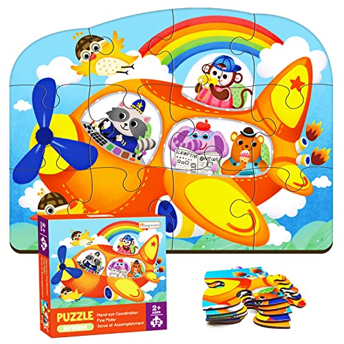 Airplane Puzzles for Kids Ages 3-5