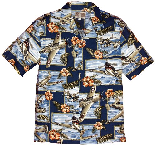 RJC Mens Fighter Airplane Shirt