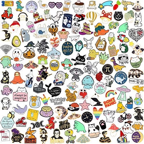 Cute Enamel Backpack Pins Set