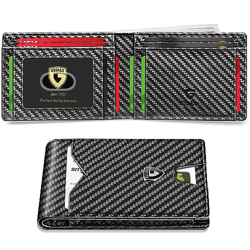 Slim Carbon Fiber RFID Blocking Wallet