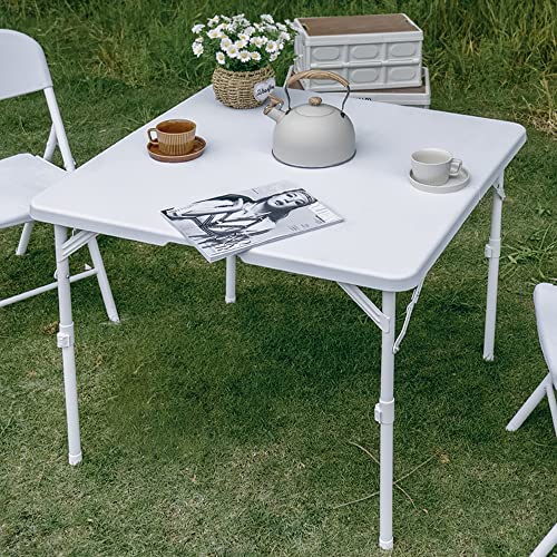 Allpop 34'' Square Folding Card Table - Versatile and Portable