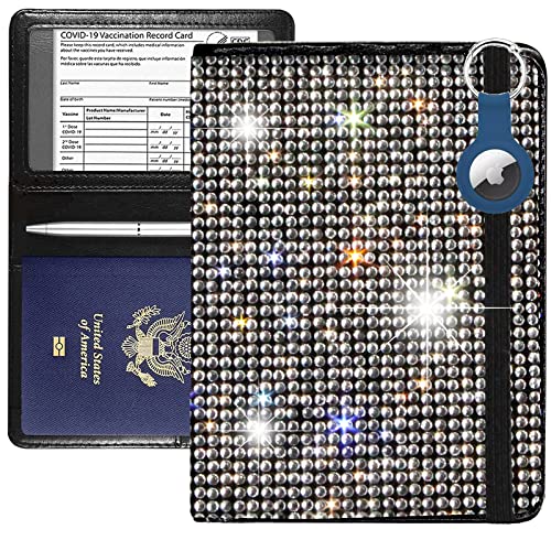 Bling Passport Holder with RFID Blocking for Travel