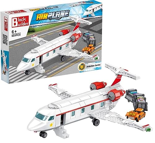 Block Builder Airplane Building Block Set