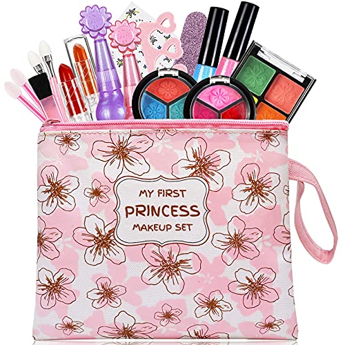 61JYZissN5S. SL500  - 14 Amazing Kids Washable Makeup Set With A Glitter Cosmetic Bag for 2024