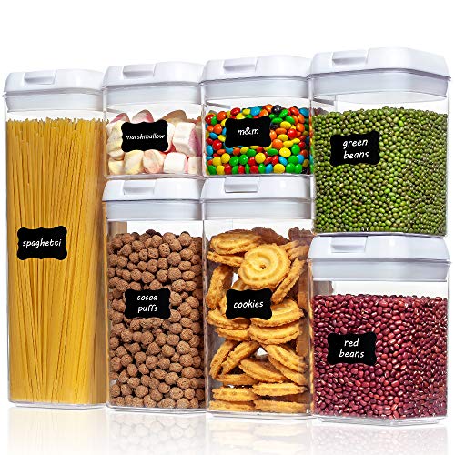 Airtight Food Storage Containers - 7-Piece Set