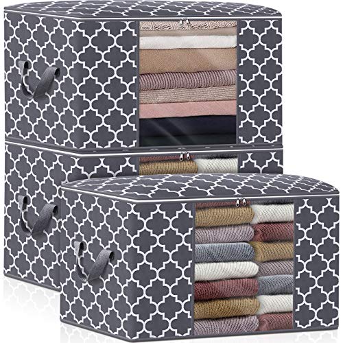 WISELIFE Storage Bags, Large Blanket Clothes Organization