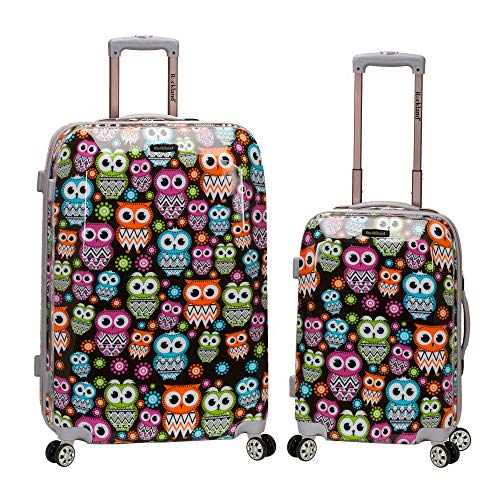 Rockland Owl Hardside Spinner Luggage Set, 2-Piece (20/28)