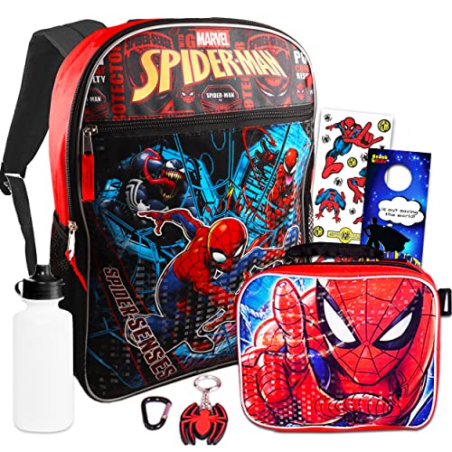Marvel Spiderman Backpack and Lunch Box