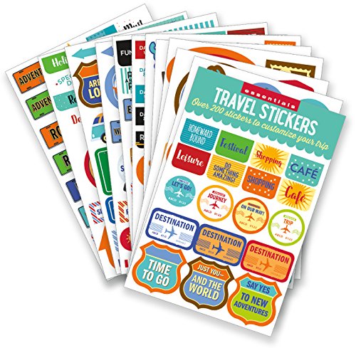 200+ Essentials Travel Planner Stickers