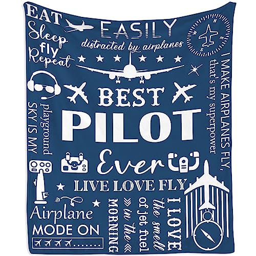 Mubpean Pilot Gifts Blanket