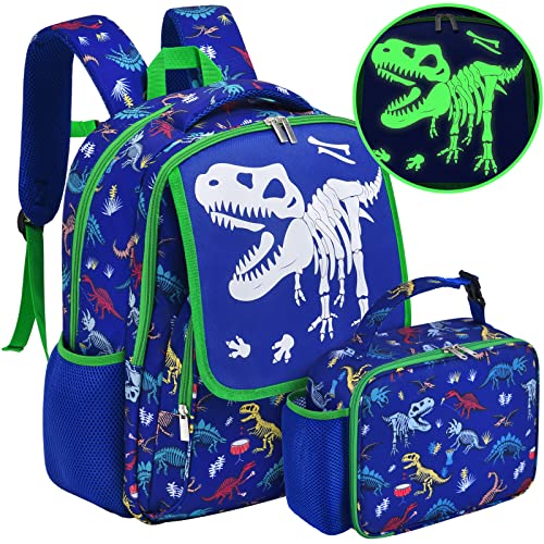 Luminous Dinosaur Backpack Set
