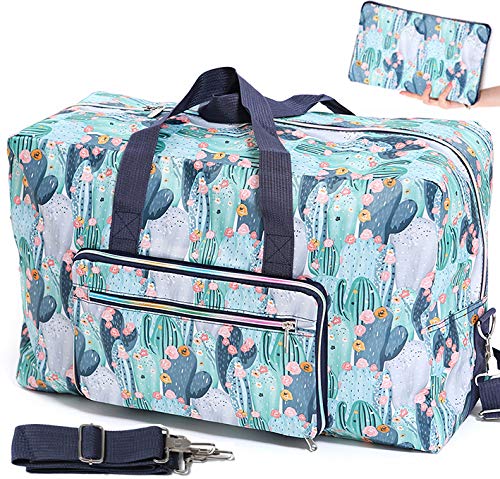 Floral Foldable Travel Duffle Bag