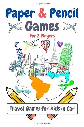 Travel Games for Kids - Activity Book for 2 Players