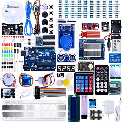 ELEGOO UNO R3 Starter Kit with Tutorial (63 Items)