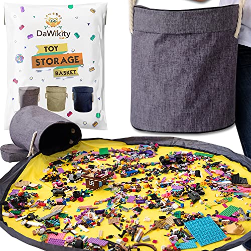 Toy Storage Basket and Play Mat