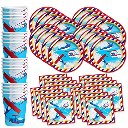 Airplane Party Supplies Set