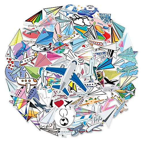 Airplane & Paper Plane Stickers Pack