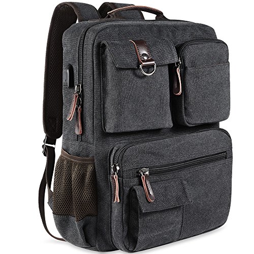 CAMTOP Vintage Canvas Laptop Backpack