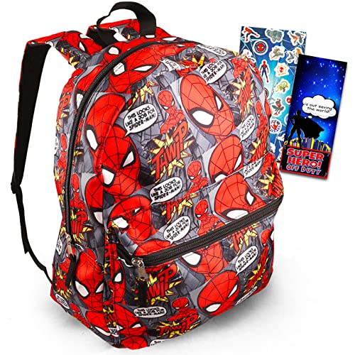 Spiderman Backpack for Boys 7-8 Set