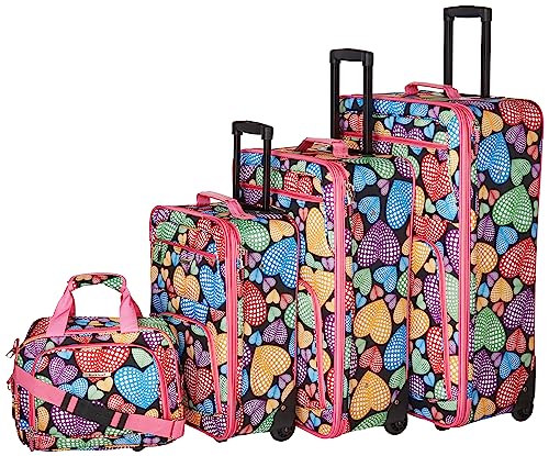 Rockland Softside Luggage Set, 4-Piece