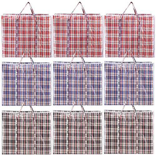 Checkered Moving Storage Bags