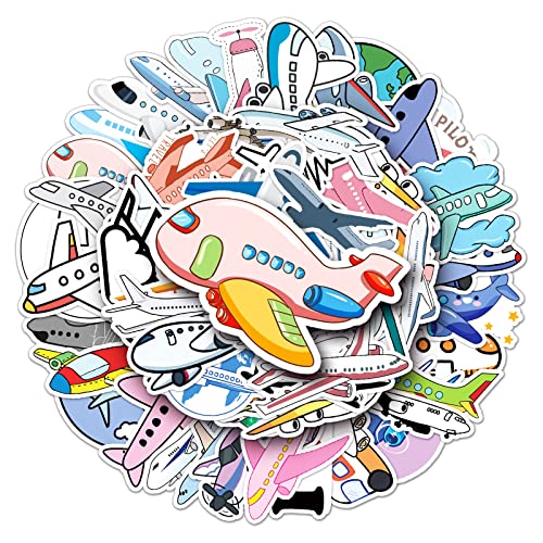 Airplane Stickers Waterproof Aesthetic Decals for Teens Boys Adults