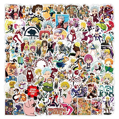 Anime Sticker Set - The 7 Deadly Sins Graffiti Stickers