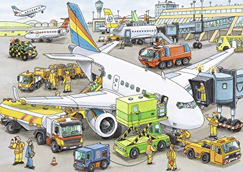 Busy Airport Jigsaw Puzzle for Kids