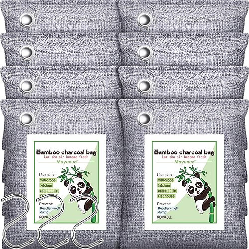 8 Pack Bamboo Charcoal Air Purifying Bag