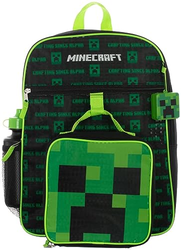 Bioworld Kids Minecraft Backpack Set