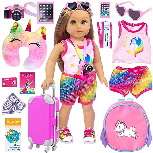 ZITA ELEMENT 24 Pcs Doll Travel Set