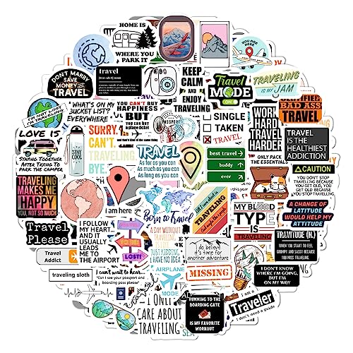 Funny Travel Sticker Pack