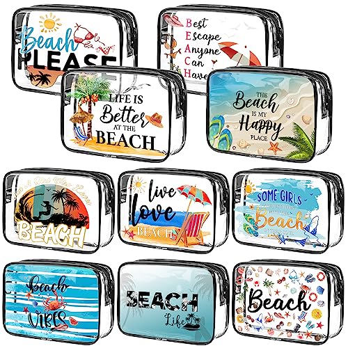 Beach Clear Makeup Bags for Women