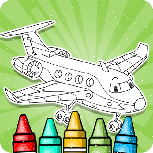 Airplane Coloring Book for Creative Fun