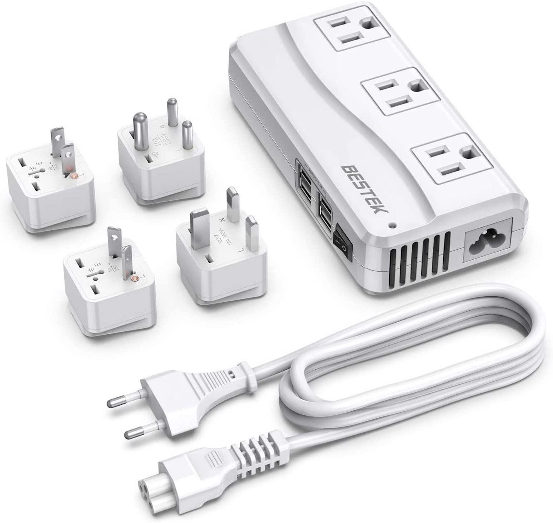 thumbnail image 2 of Seven Star 45W Power Voltage Converter: Step Up 110V To 220V For UK Devices 2 of 5