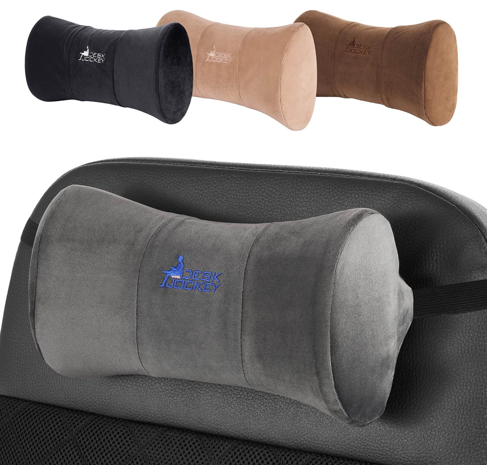 Neck Pillow Stand up Chair Neck Support Pillow Water Repellent Relax Chair  PTMD Inner Pillow Office Chair Pillow Counterweight Brown 