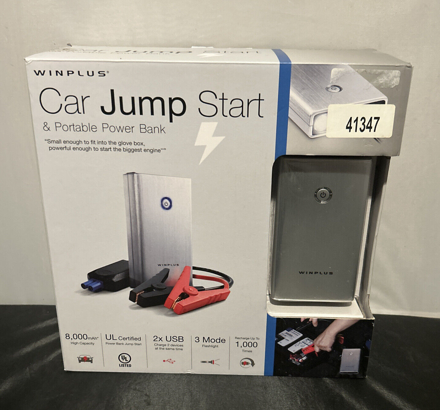 1000 AMP Jump Starter - 8000mAh Power Bank