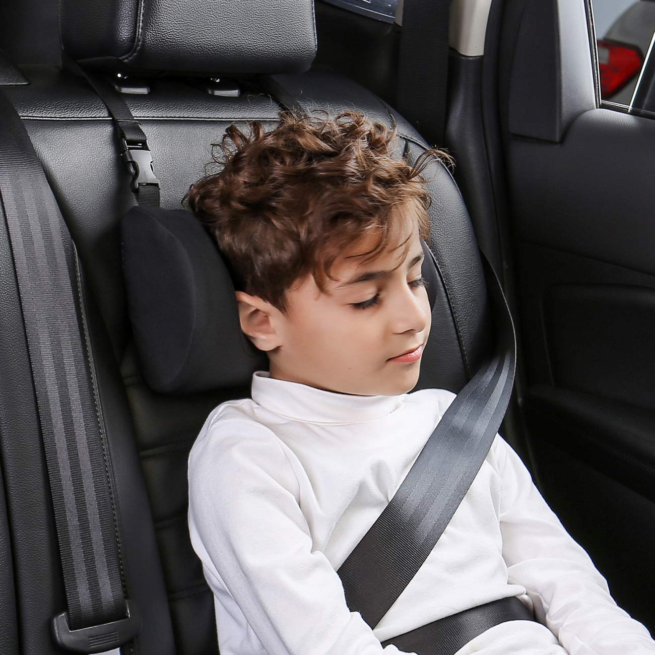 Car Headrest Neck Support Pillow - Neck Pillow for Car Seat Travel Sleeping  Cushion for Kids Adults