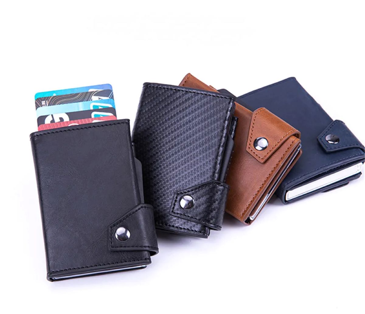 Women RFID Blocking Leather Accordion Wallet Credit Card -  Norway