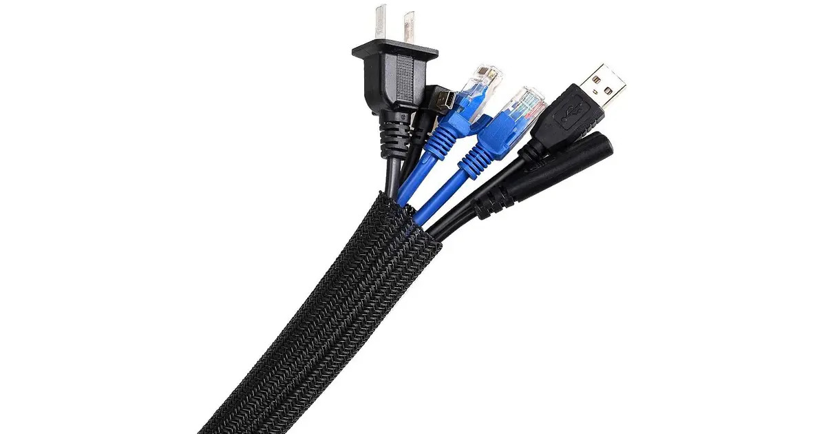 Yecaye Cable Management Cord Hider Box Black 