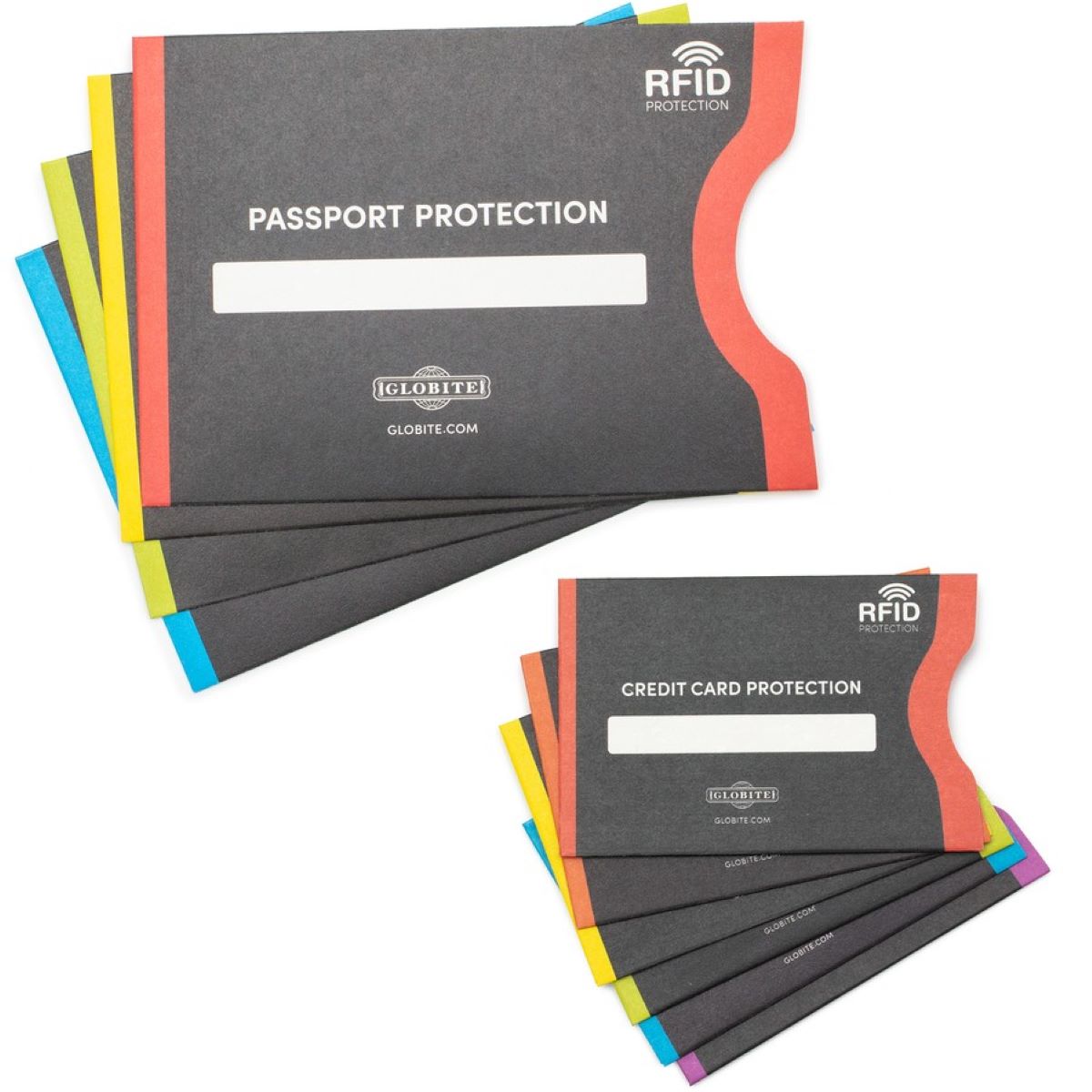 Protective Cases for Credit Cards, TÜV Approved RFID Blocking NFC, Identity  Cards, Debit Cards, Passport, Bank Cards, 100 % Protection Against  Unauthorised Reading, Credit Card RFID Blocker, 12 Pieces : :  Fashion
