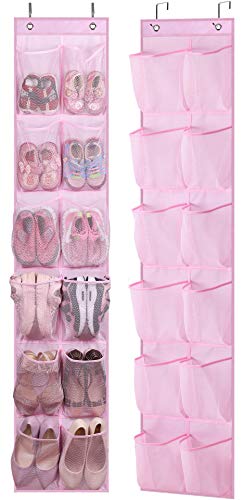 MISSLO Kids Over the Door Shoe Organizer