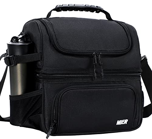 MIER Dual Compartment Lunch Bag Tote