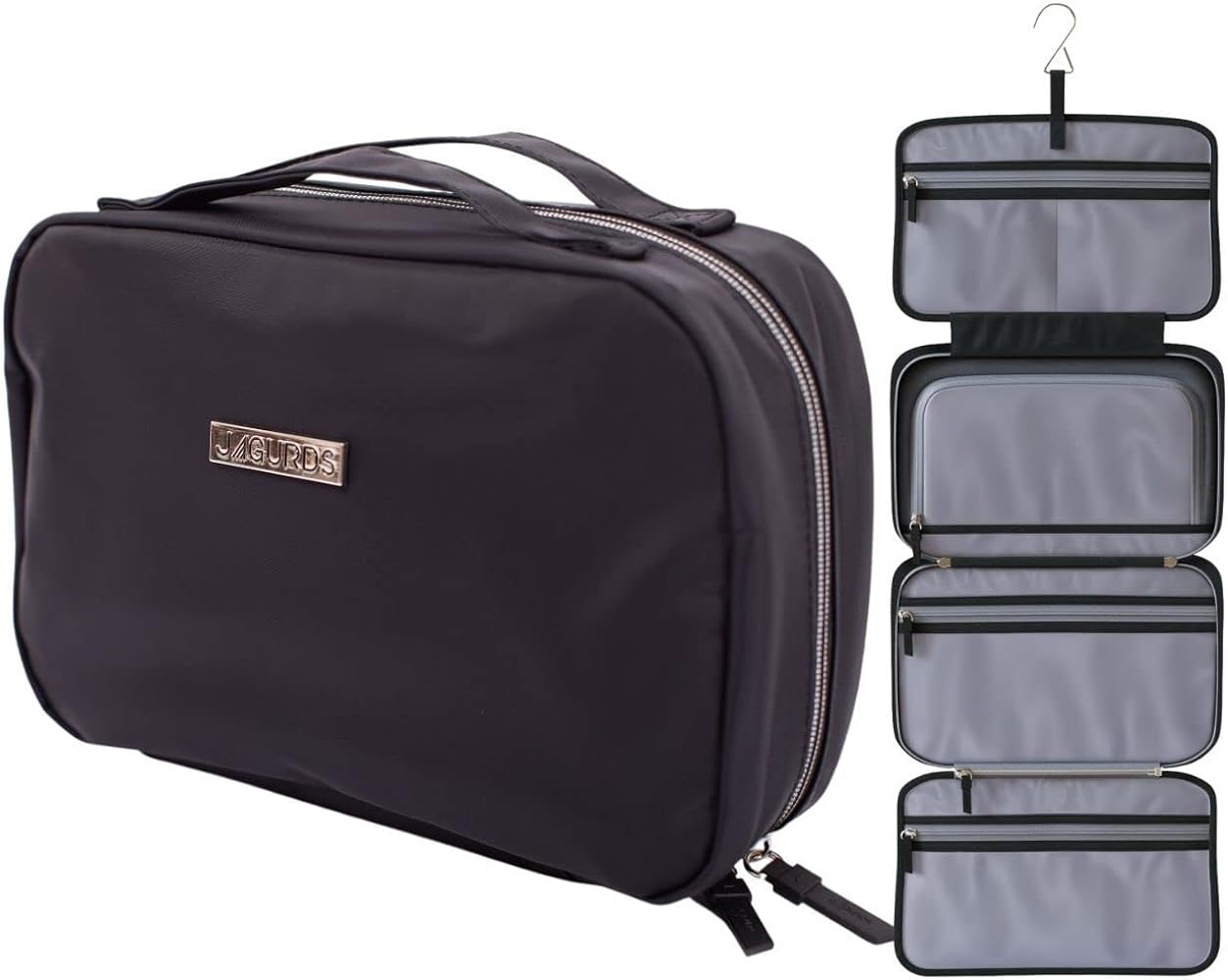 Hummel HML Lead Borsa Da Toilette - Nera, 5 Litri, In Poliestere Con Fondo In PU, 13x26x15 Cm