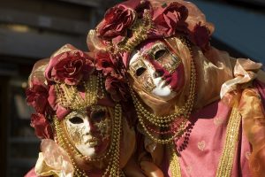 pair from venice carnival