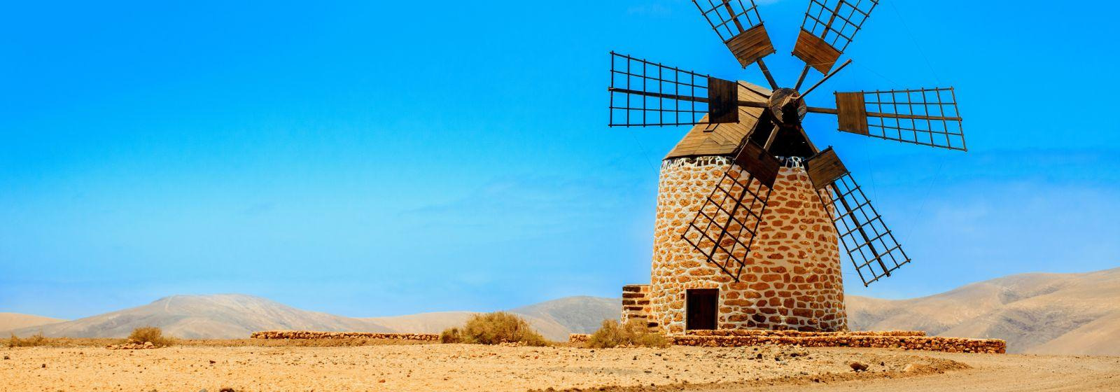 Sand-Dunes-And-Windmills-In-Fuerteventura sand-dunes-and-windmills-in-fuerteventura
