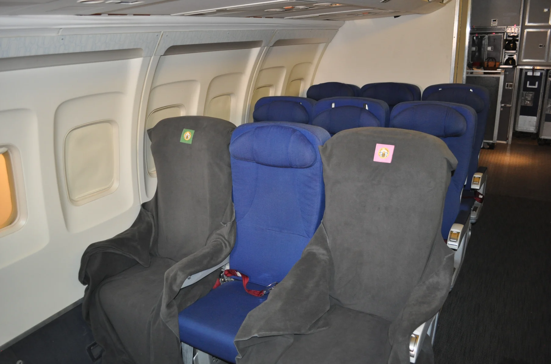 Seat Sitters Airplane Seat Cover, Tray Table Cover and Face Mask