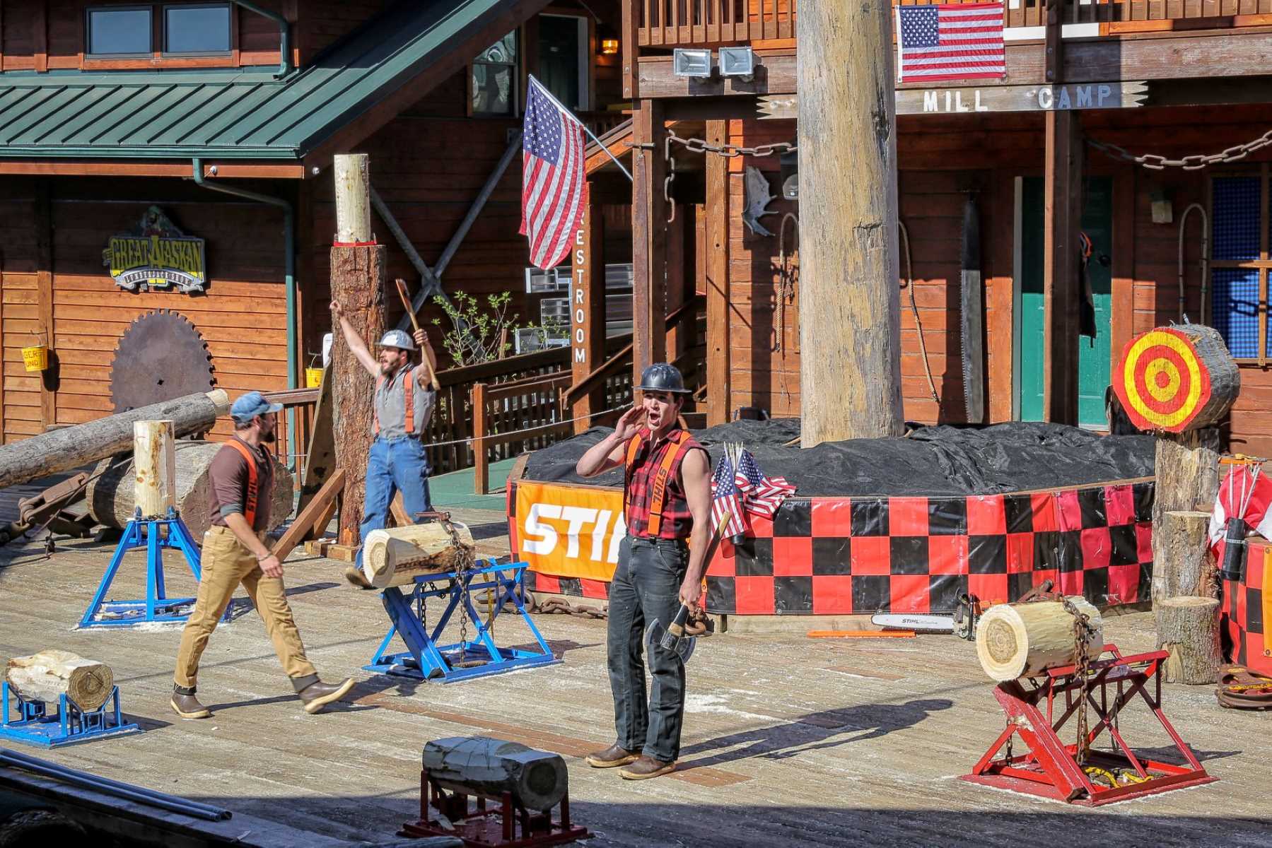 thrills-and-skills-at-ketchikans-lumberjack-show
