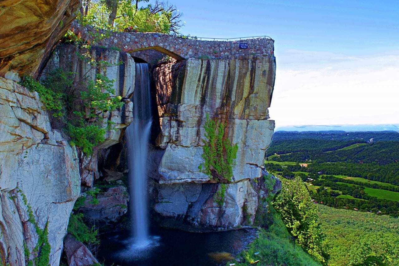 Breathtaking Views At Rock City Gardens Seven States Vista 