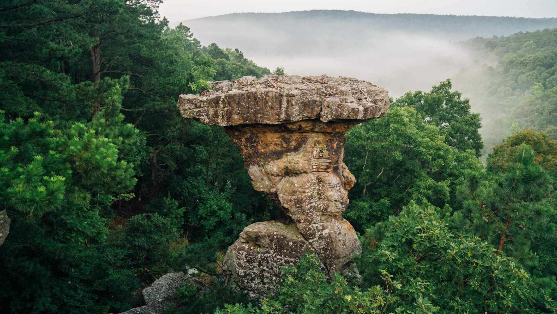 hidden-sandstone-pillars-of-arkansas-pedestal-rocks